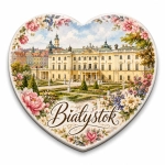Pamiątkowy magnes Serce Pałacu w Białymstoku