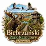 Magnes Biebrzański Park Narodowy z motywem dzikiej przyrody