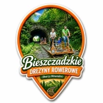 Magnes pamiątkowy Bieszczadzkie Drezyny Rowerowe