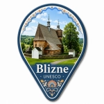 Magnes pamiątkowy Blizne z regionalnym motywem