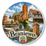 Magnes pamiątkowy Braniewo