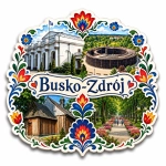 Pamiątkowy magnes Busko-Zdrój