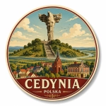 Magnes turystyczny Cedynia – pamiątka z motywem miasta