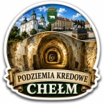 Pamiątkowy magnes Chełm – Chełmskie Podziemia Kredowe
