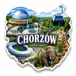 Magnes pamiątkowy Chorzów