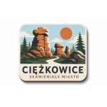 Magnes pamiątkowy Skamieniałe Miasto w Ciężkowicach