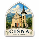 Magnes pamiątkowy Cisna