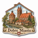 Magnes pamiątkowy Dobre Miasto