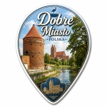 Magnes pamiątkowy Dobre Miasto – zamek i katedra