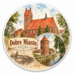 Magnes pamiątkowy Dobre Miasto