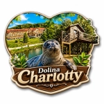 Magnes pamiątkowy Dolina Charlotty