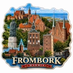 Pamiątkowy magnes turystyczny z Fromborka