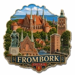 Magnes turystyczny z widokiem na Frombork
