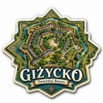Pamiątkowy magnes Giżycko z nadrukiem UV