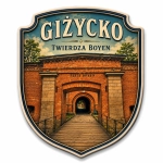 Magnes pamiątkowy Giżycko