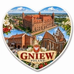 Magnes pamiątkowy z motywem Gniewa