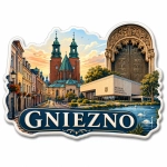 Magnes pamiątkowy Gniezno