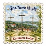 Magnes pamiątkowy Góra Trzech Krzyży w Kazimierzu Dolnym