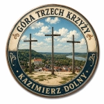 Magnes Góra Trzech Krzyży z widokiem na Kazimierz Dolny