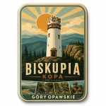 Magnes pamiątkowy Biskupia Kopa w Górach Opawskich
