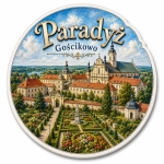 Magnes Gościkowo-Paradyż z motywem kompleksu budynków