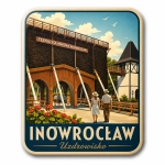 Magnes pamiątkowy Inowrocław – Most i Tężnia Solankowa