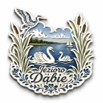 Pamiątkowy magnes Jezioro Dąbie