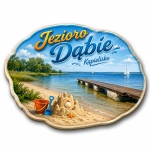 Magnes pamiątkowy Jezioro Dąbie