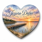 Magnes pamiątkowy Jezioro Dąbie