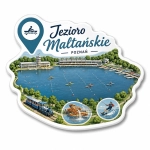 Magnes pamiątkowy Jezioro Maltańskie