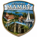 Magnes pamiątkowy Jezioro Mamry