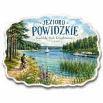 Pamiątkowy magnes Jezioro Powidzkie