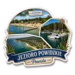 Pamiątkowy magnes z motywem Jeziora Powidzkiego