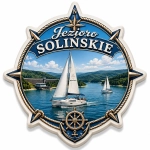 Magnes pamiątkowy Jezioro Solińskie