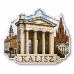 Magnes pamiątkowy Kalisz z nadrukiem UV
