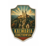 Magnes pamiątkowy Kalwaria Zebrzydowska z motywem klasztoru