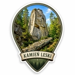 Magnes pamiątkowy Kamień Leski