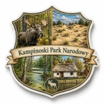 Pamiątkowy magnes Kampinoski Park Narodowy