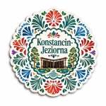 Pamiątkowy magnes Konstancin-Jeziorna z krajobrazem