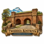 Magnes pamiątkowy Twierdza Kostrzyn nad Odrą z motywem bramy