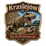 Magnes pamiątkowy Krasiejów – Świat Dinozaurów