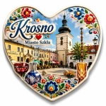 Magnes pamiątkowy Krosno