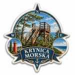 Krajobrazowy magnes pamiątkowy Krynica Morska