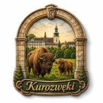 Magnes pamiątkowy z motywem Kurozwęki