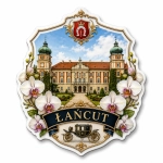 Magnes pamiątkowy z motywem Łańcuta