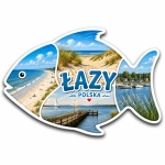 Magnes pamiątkowy Łazy