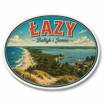 Magnes pamiątkowy Łazy