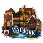 Pamiątkowy magnes Malbork