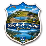 Magnes pamiątkowy Międzybrodzie Żywieckie