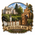 Pamiątkowy magnes Miłosław
